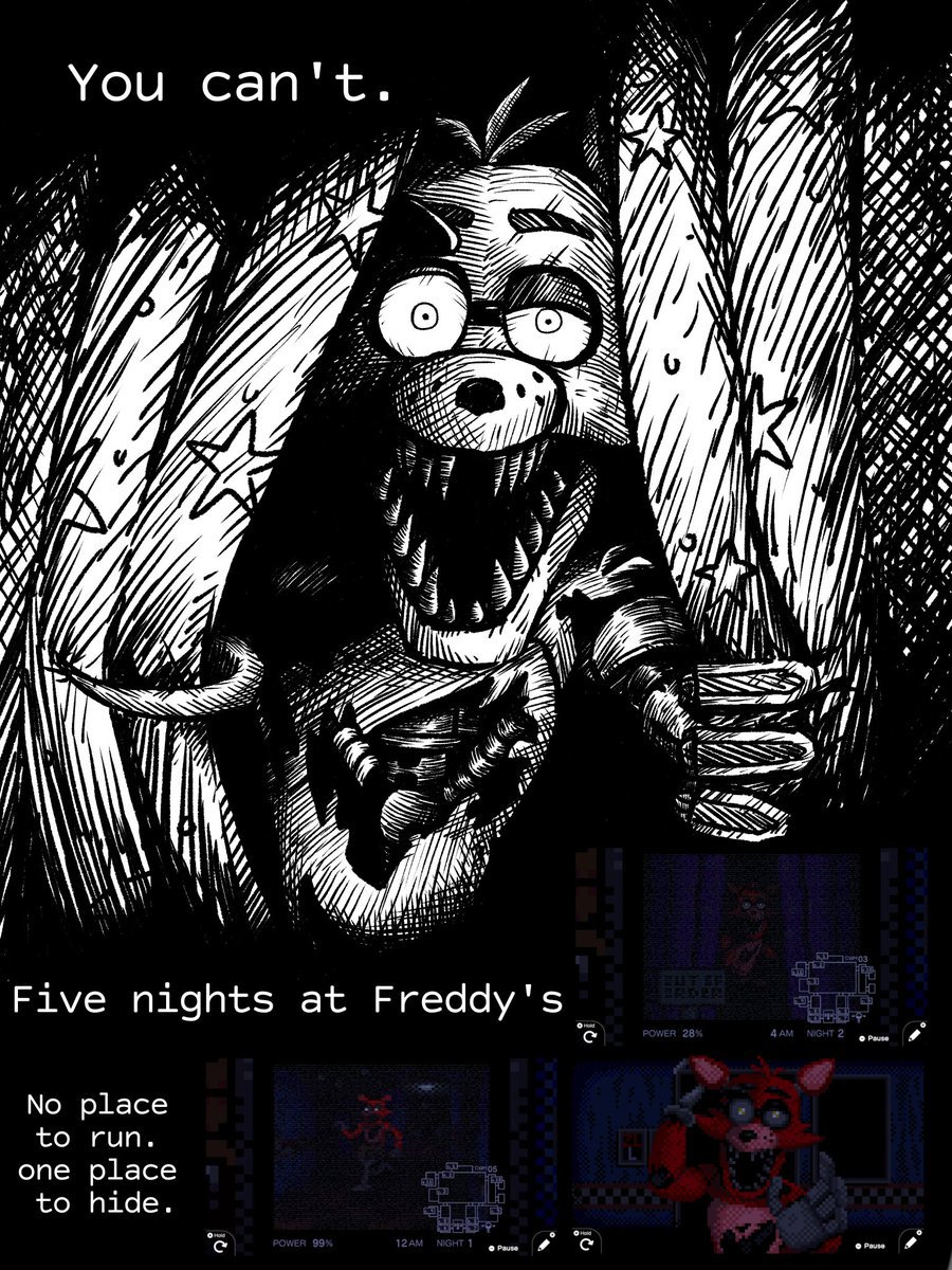 Scribby64's tweet photo. Just remembered I could use actual screenshots from my fnaf demake in these now https://t.co/uI9KRNs7cs