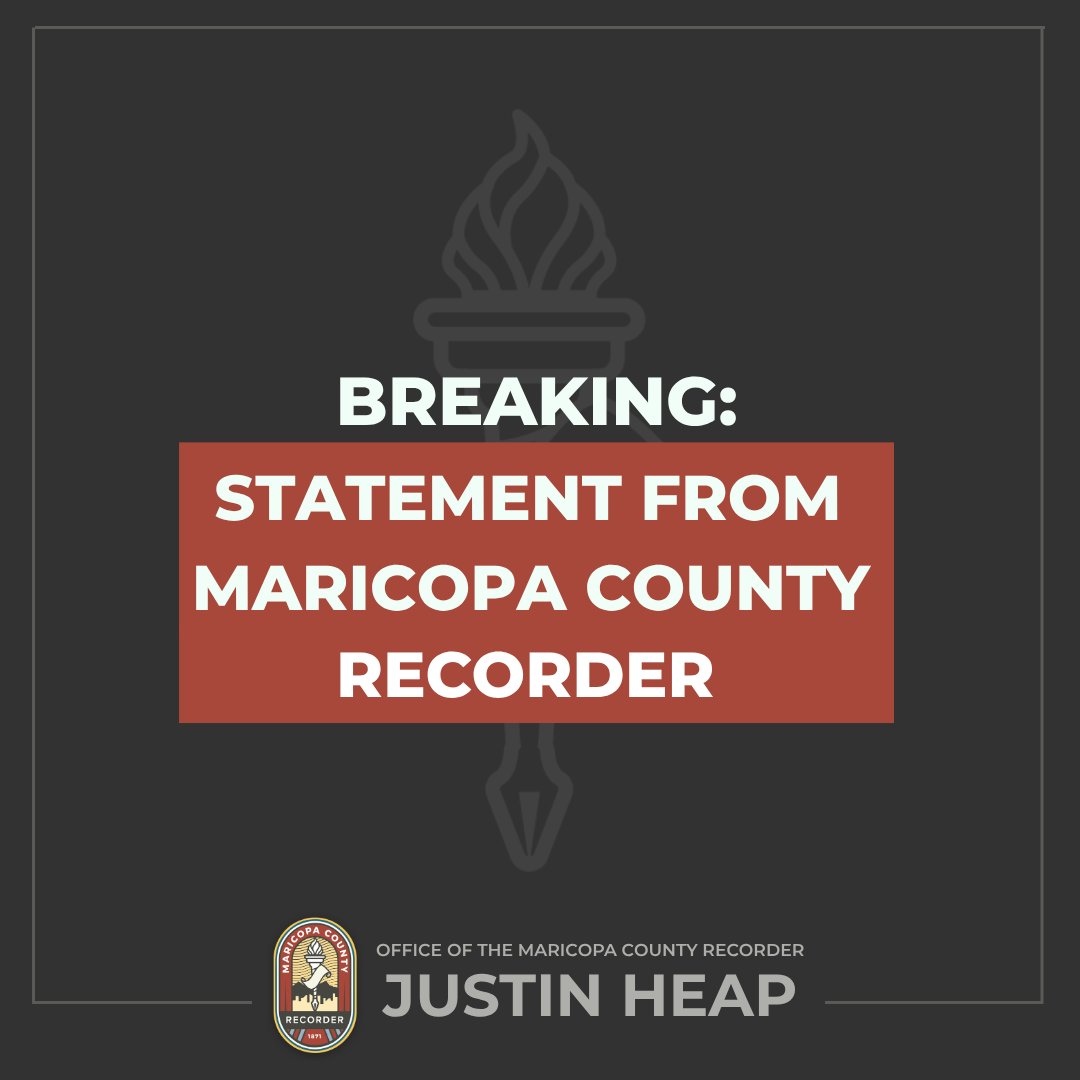 Maricopa County Recorder's Office tweet media