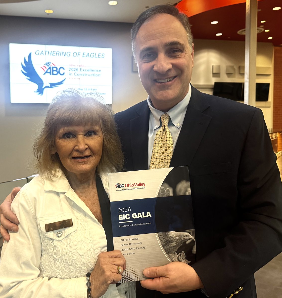 OhioABC's tweet photo. Congratulations to 35 outstanding Ohio Valley ABC Excellence in Construction award winners and to Scott Teepe Sr. For his Legacy Award recognition!

#ABCofOhio #ABCofOhioValley #ABCMeritShopProud https://t.co/0melSJzk9J