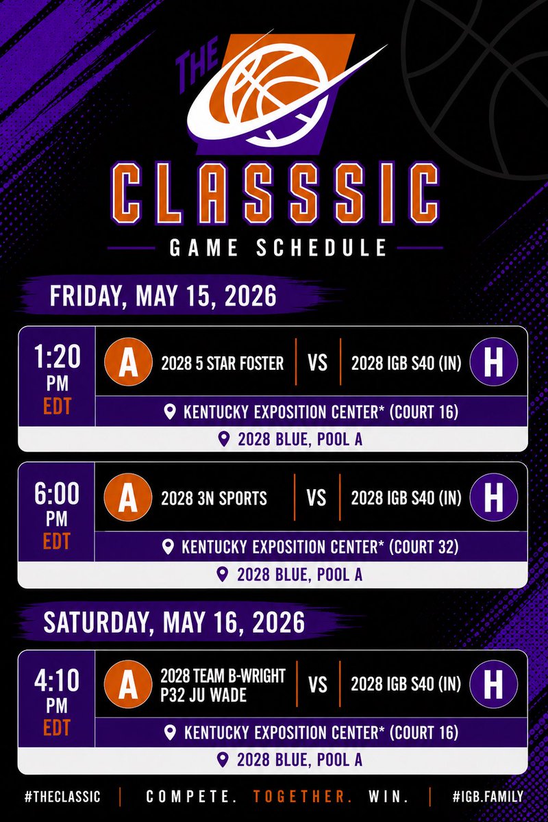 SophiaB709's tweet photo. Schedule for this weekend in Louisville‼️
@IUKWBB @FCGriz_WBB @Coach__Downard @GCMapleLeafs_WB @PGHIndiana https://t.co/4DzcuXkT1A