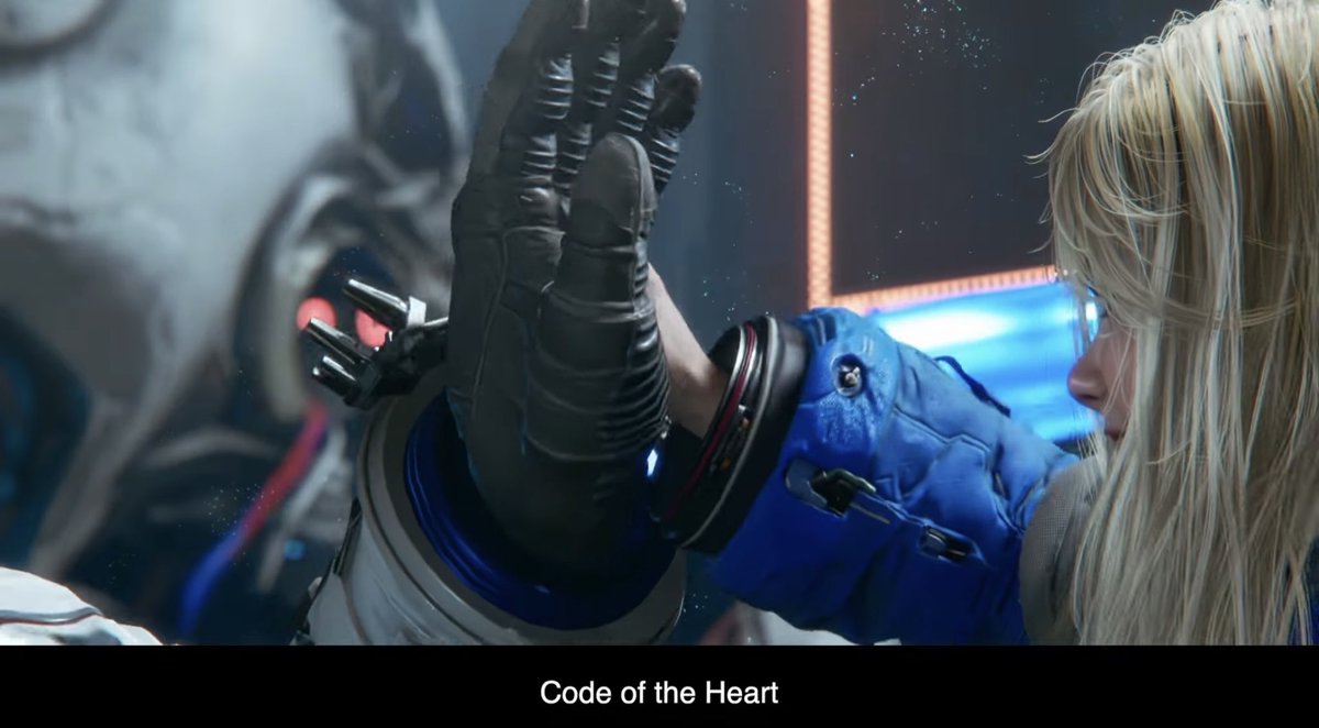 Haniwa_P820's tweet photo. #PRAGMATA inspired original MV
“Code of the Heart” premieres May 15, 22:00 JST ♪

A song about a bond that grows beyond purpose and roles.
I poured their growth, emotions, and changing hearts into this MV.

Such an incredible game.
Hope you enjoy it ♪

https://t.co/Db9TYhYqxK https://t.co/ya6vFzx7LW