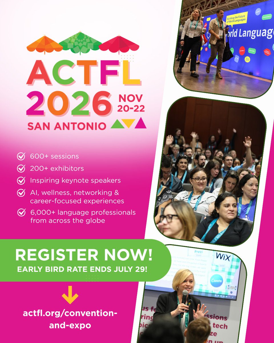 ACTFL tweet media