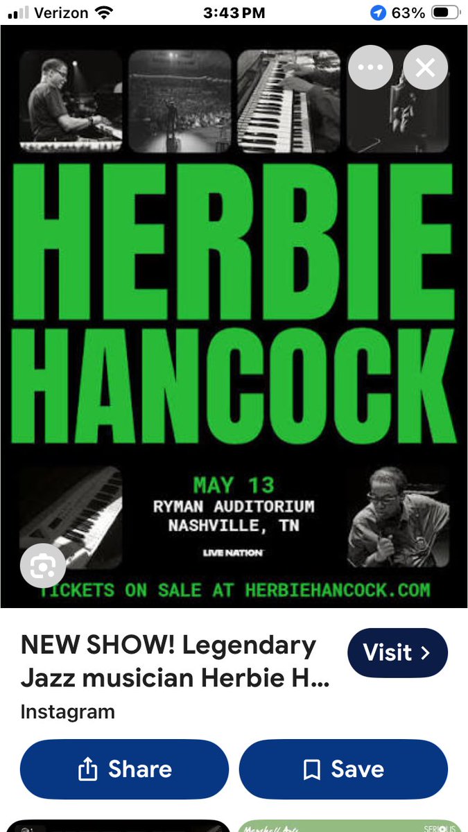 LarryWakefield's tweet photo. Just started @theryman is @herbiehancock https://t.co/PbjbxocWjV