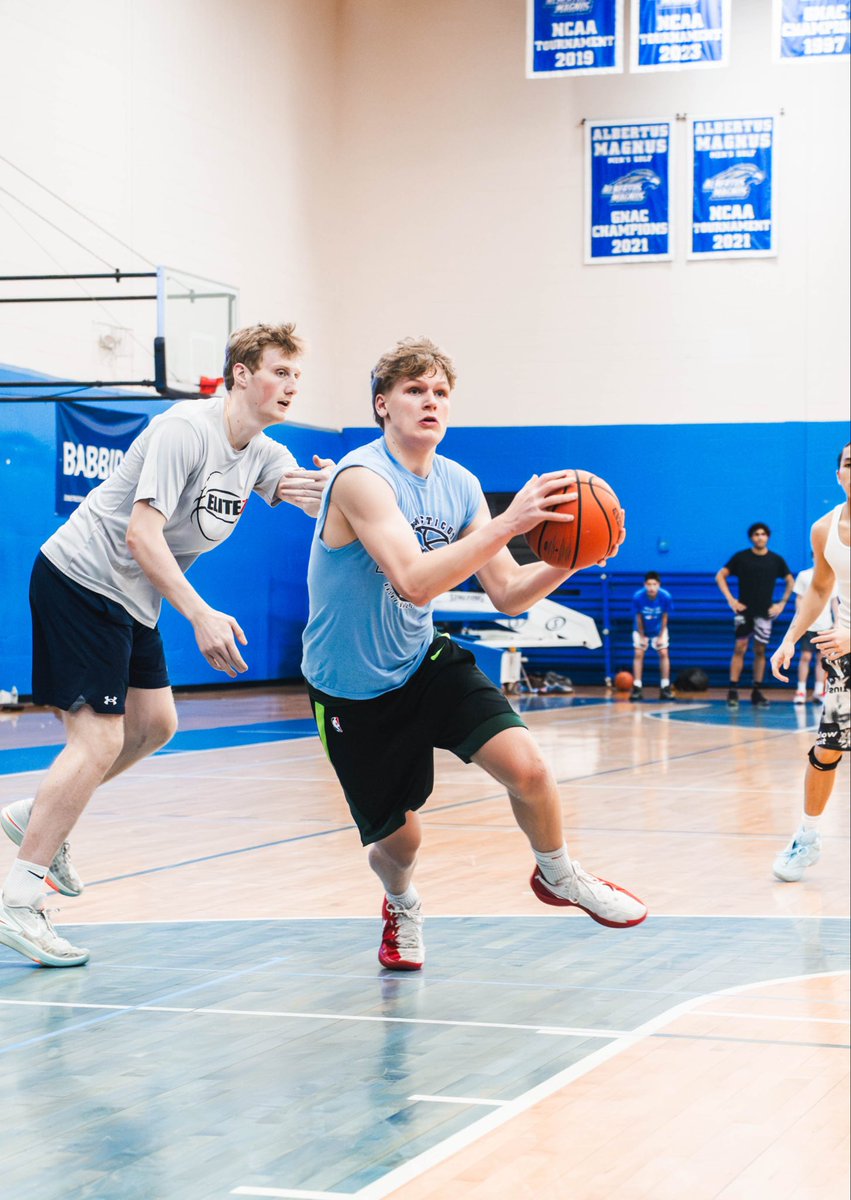 CT_Elite_BBall's tweet photo. Players to watching during live period:

(‘27) 6’5 G/F- Zach Fallquist has been proven himself to be shot maker and consistent 3 level scorer. HIGHLY regarded recruit for NESCAC schools. Wouldn’t be surprised if D2s and Ivy’s got in the mix. @zach_fallquist @GFAbasketball 

(‘27) 6’6 F- Michael Hoffman is a bruiser. Relentless in the paint. Rebounds and blocks shots. Finishes around the basket. High academic D3s should be in the mix for this young man. @Mike_hoffman30 @CoachM_AOFhoops