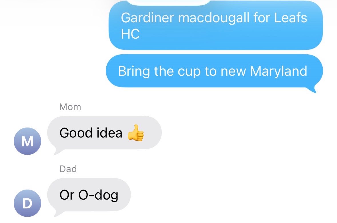 kjayhay's tweet photo. Family group chat with my boomer parents! We're an O-Dog loving family  @odognine2. https://t.co/2RX4eE5UNi