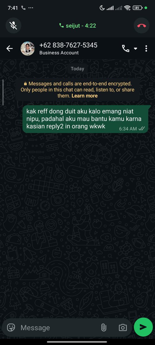Nadine, @ after dm tweet media