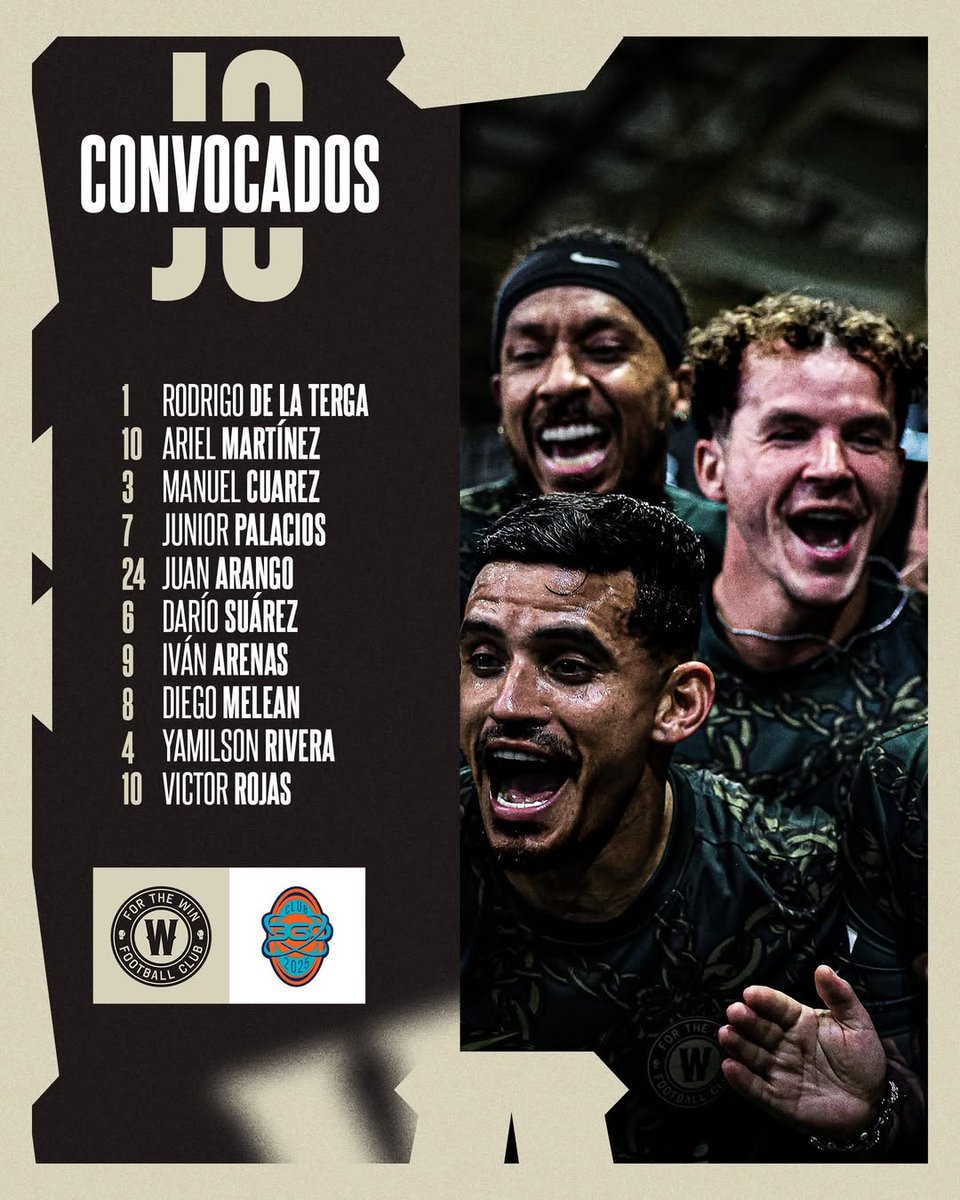 ForTheWinBC's tweet photo. π¨ CONVOCADOS π¨
π Club 360 βοΈ
π
14 de mayo
Estos son los elegidos para salir a representar
a For The Win FC.
Vamos con todo. π₯
#FTWFC #BallerLeague https://t.co/U8rqS97O5g