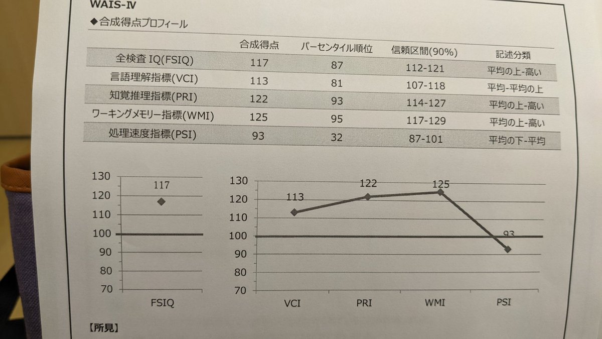 nicchin_bot's tweet photo. WAISで処理速度ガタ落ちの人で絶賛社会不適合なので、すごく納得感ある https://t.co/502Iz13Nad
