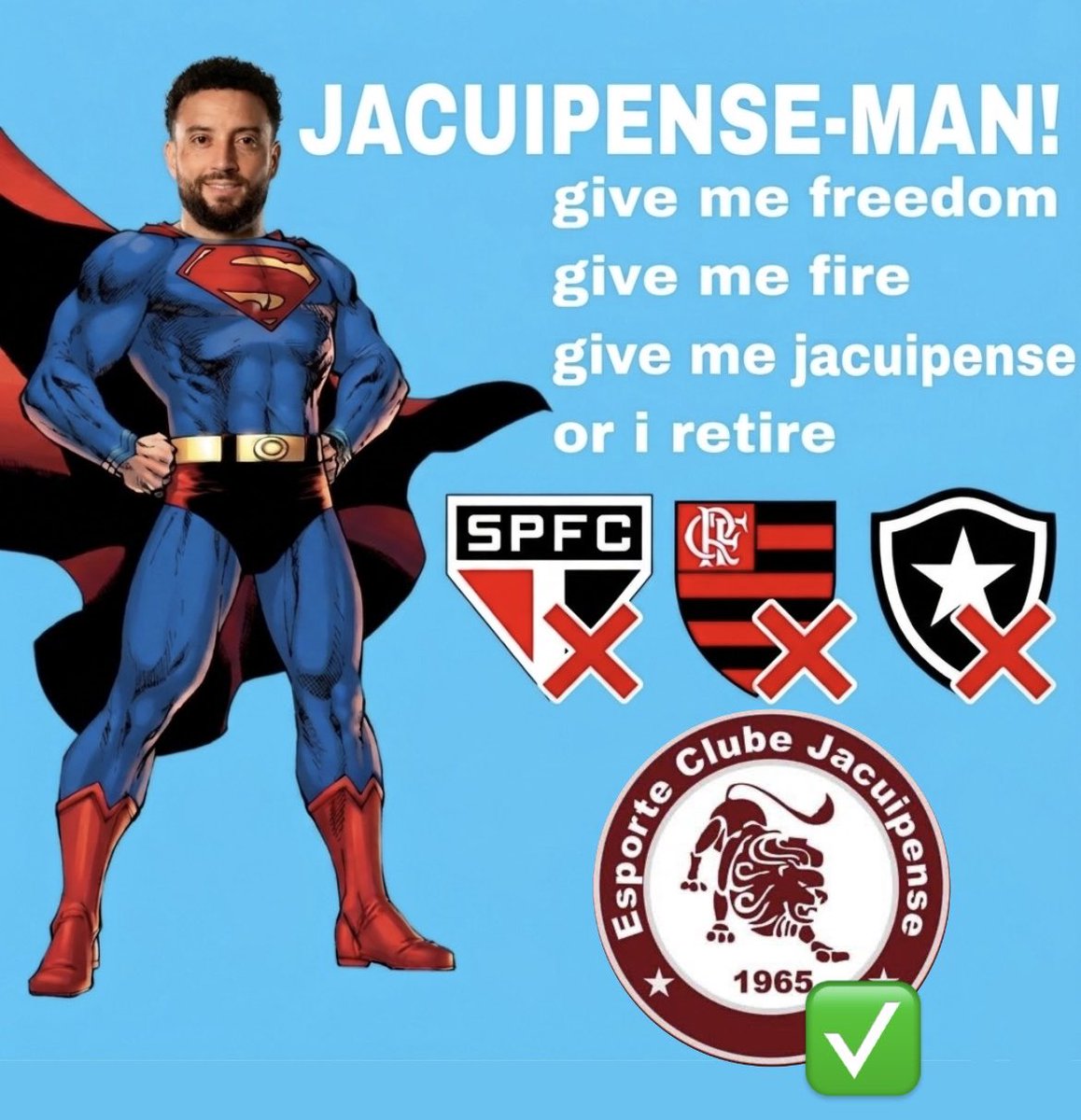 _pedrojg's tweet photo. JACUIPENSE MAN 🔥🔥🔥🔥 https://t.co/bgyI8rAqYY