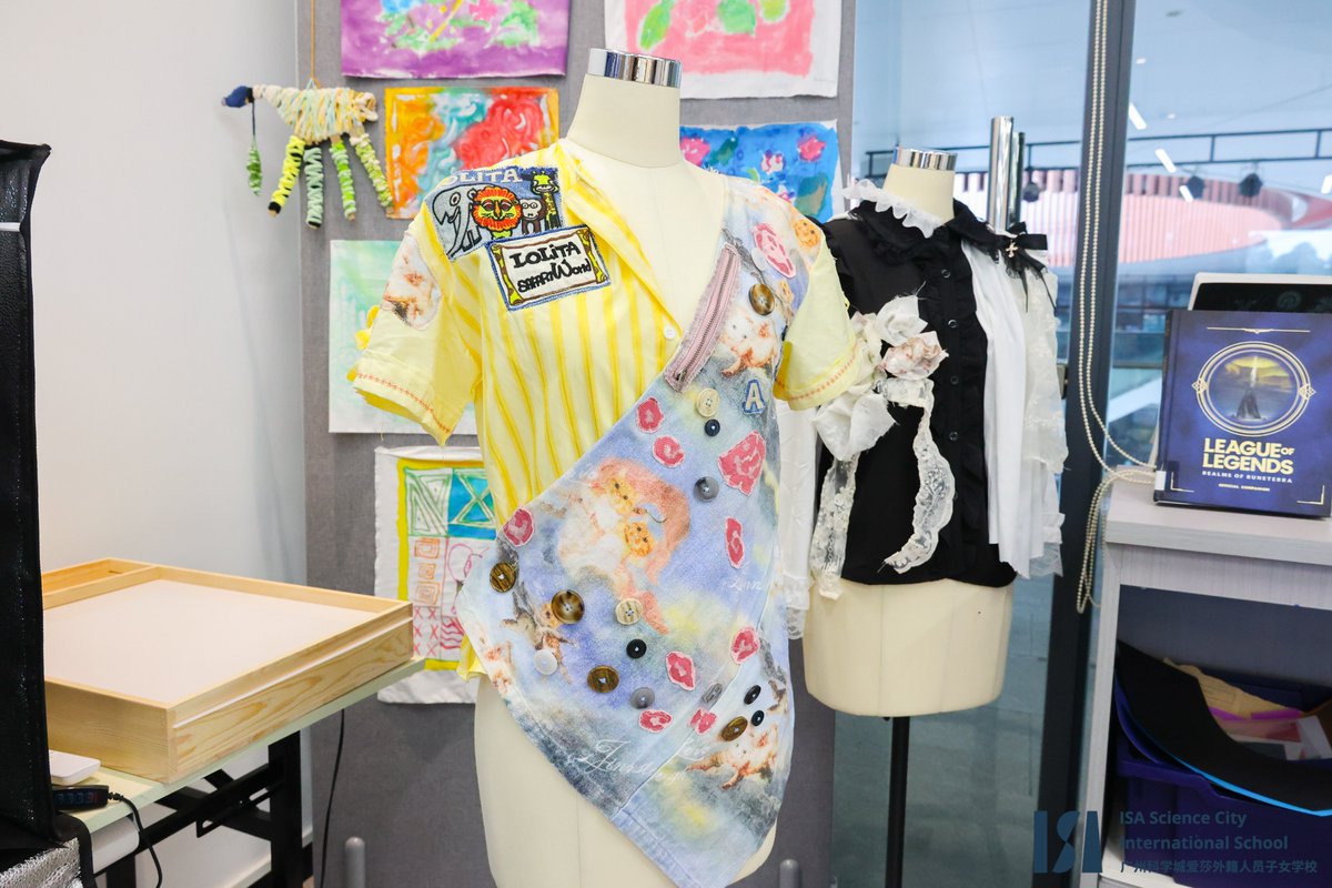 ISASC34012656's tweet photo. Our G9/10 Textiles students are exploring up-cycling by transforming existing clothing into unique fashion pieces while learning responsible design.

“Let’s produce fashion responsibly and reduce textile waste!” https://t.co/MLtxWkvX8n