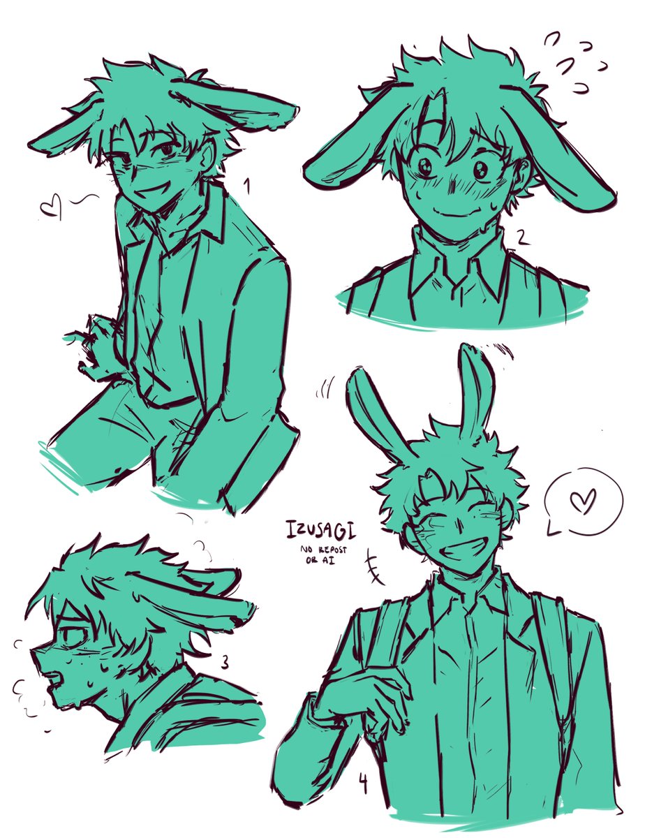 rynsairyn's tweet photo. (WIP) Bunnifying Izu...  #izuku #bunzuku https://t.co/Umr4BC8pPy
