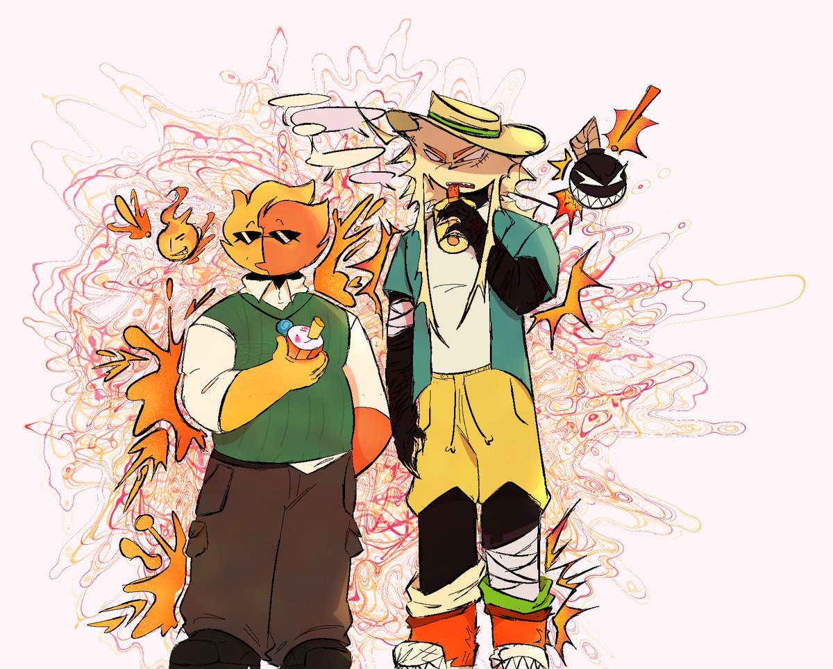 StrayerStar's tweet photo. Yuh!
#puzzleheadsocs
The ocs in the arts belong to
@WasdPaint 
@W3rids 
@dovesongss 
@lucas_olyx 
Hoping all the @ correct https://t.co/AE7X0Y3uIL
