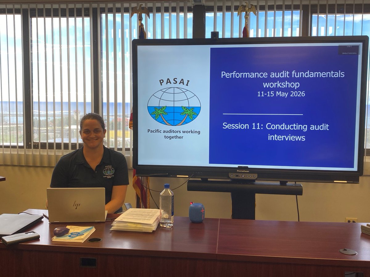 PASAI_HQ's tweet photo. This week we are helping 20 North Pacific auditors (from the #SAIs of the Federated States of Micronesia (FSM 🇫🇲); the FSM states of Chuuk, Kosrae, Pohnpei and Yap; Guam 🇬🇺; the Marshall Islands 🇲🇭 and Palau 🇵🇼) to prepare for upcoming performance audits: 
https://t.co/4ThxUxL7B7 https://t.co/ffhZ6b1CzM
