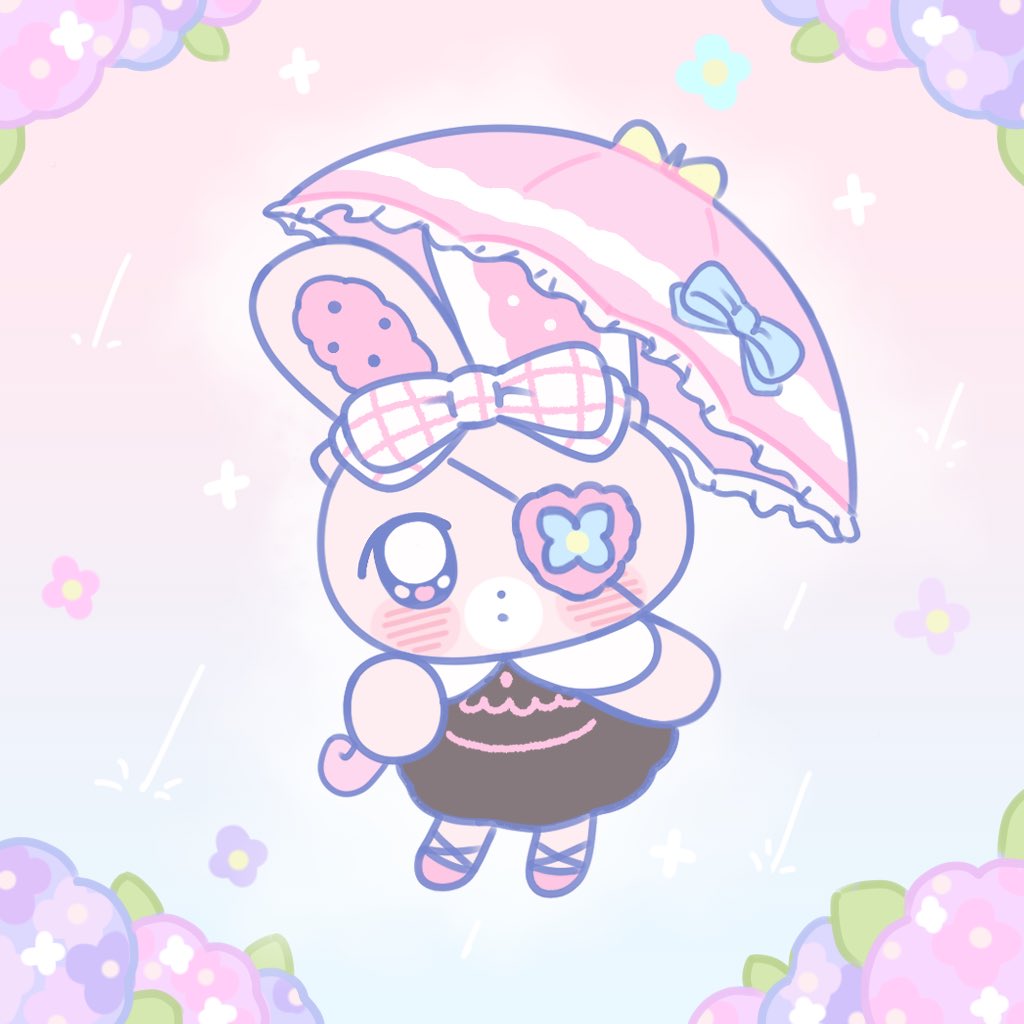 BibiFuffy's tweet photo. The season of hydrangeas ☔️

#illustration #bibifuffy https://t.co/p4tfziST0V