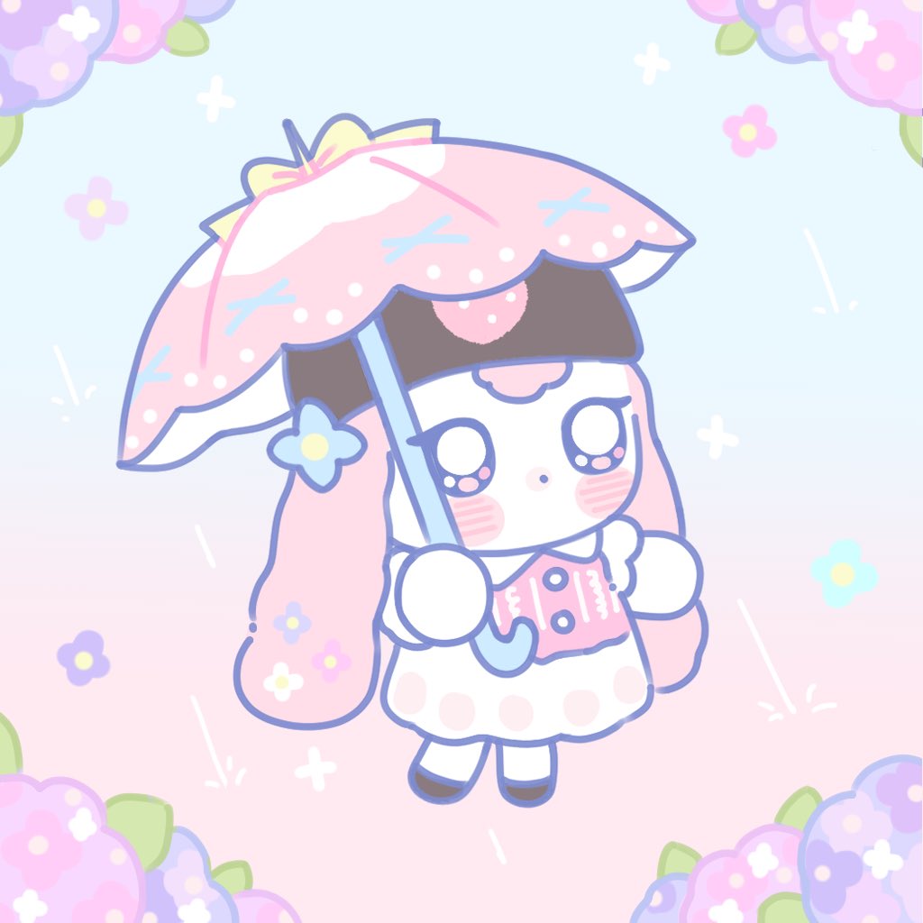 BibiFuffy's tweet photo. The season of hydrangeas ☔️

#illustration #bibifuffy https://t.co/p4tfziST0V