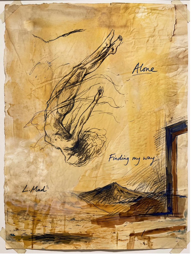 audreyartgallry's tweet photo. The other side of levitation.
Ink, instability and the anatomy of finding direction while falling.
Mad Luke
@mad_nonsense
#ContemporaryArt #InkDrawing #MixedMediaArt #FigurativeArt #EmotionalArt #DarkArt #Expressionism #SurrealArt #ContemporaryDrawing #Levitation https://t.co/EtJHGzAt99