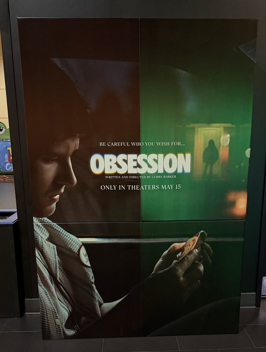 anthonydapuzzo's tweet photo. #Obsession is the best & worst date movie conceivable. 

The obsessed/stalker horror sub genre has always been one of my favorites & Obsession flips the sub genre on its head. Bravo Curry Barker. 

Barker manages to deliver a creepy, disturbing, heartbreaking, humorous & unsettling look into relationships. Give Inde Navarrette & Michael Johnston all the awards . Excellent character work. 

A slow burn descent into madness, Obsession is filled with clever horror nods & has so much to say while never neglecting giving the audience all the uncomfortable horror shenanigans. 

Sure to be one of my favorites of the year. I can’t wait to see what madness Curry Barker brings to The Texas Chainsaw Massacre franchise. 

SEE THIS ONE WITH A CROWD.