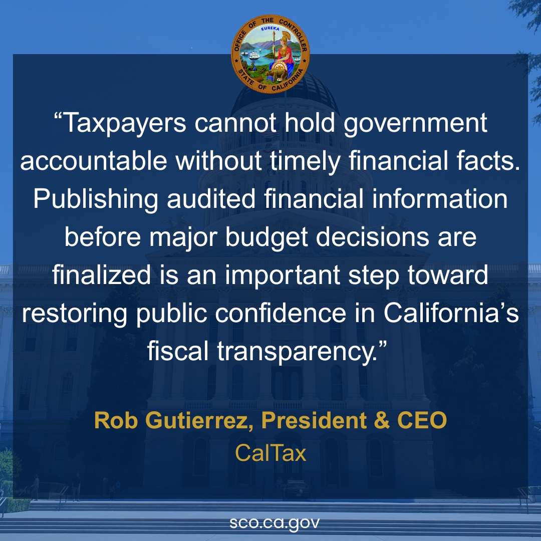 CA State Controller tweet media