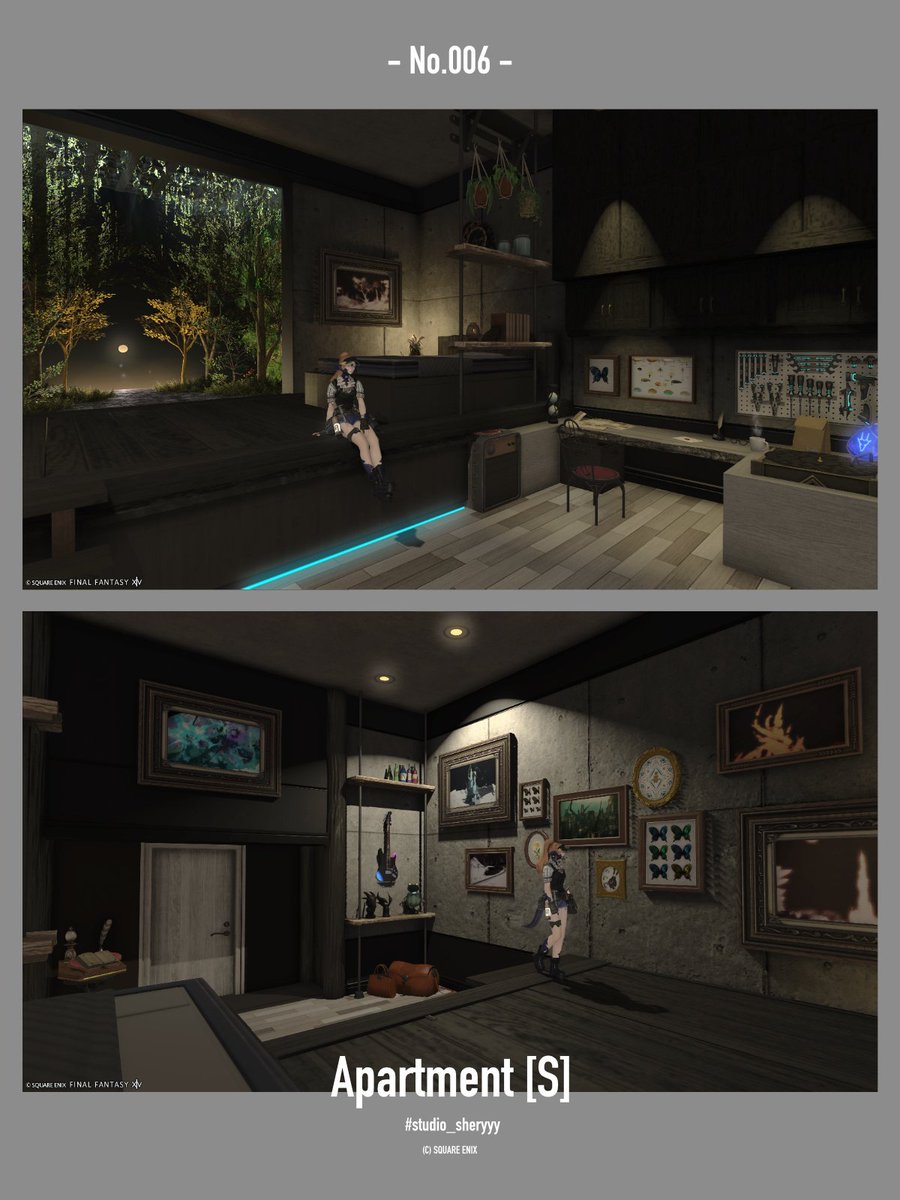 sheryyy_ff14's tweet photo. [ Apartment S ]
あるヒカセンの隠れ家。

MANA Titan
ミスト11区  トップマスト 1号棟 58号室    

#FF14ハウジング #FF14 
#studio_sheryyy https://t.co/iW93OGY2QZ