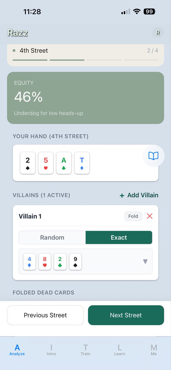 LearnMixPoker's tweet photo. Live on the IOS App Store today.  Use our free Mixed Game equity calculator to check your play on every street in the mix.  Improve your chances at the @WSOP with the help of Mixed Poker Coaching.   https://t.co/sRruqXc8mX https://t.co/ncsM95WA0B