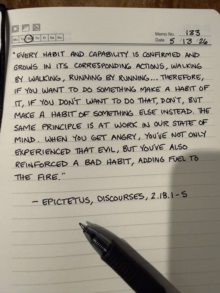 ColonelRedmond's tweet photo. Every repeated action is a vote for the person you’re becoming… Bad habits don’t appear overnight. Neither do strong ones. https://t.co/uYHACOhDuE