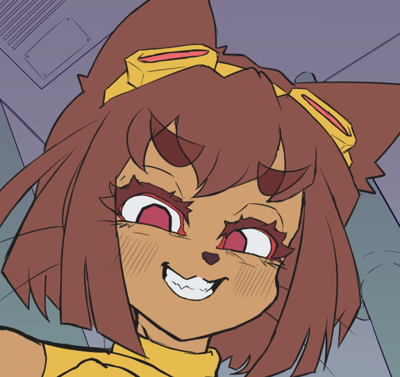 MasuphoneART's tweet photo. how do we feel about the cat? 💨 [work in progress]
#Gameoverse #GlitchProd https://t.co/qyiySdIWoI