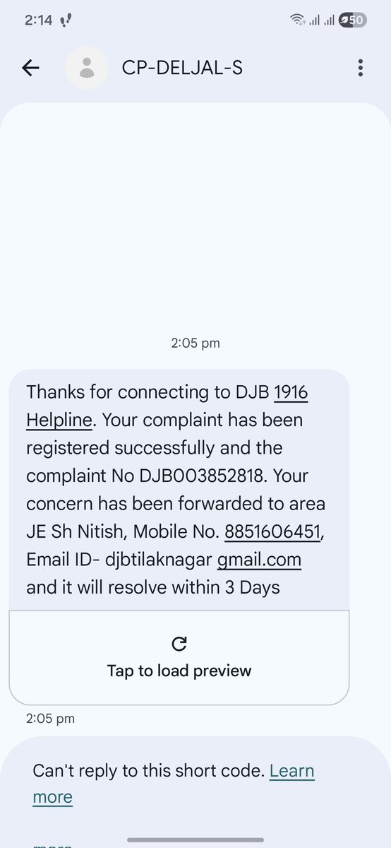 sethi_jas's tweet photo. @DelhiJalBoard @DelhiJalBoard
WE are Recieving DIRTY WATER FROM 1 MONTH. I AM UNABLE TO DIGEST HOW COME A GOVT ORG CAN'T DO ANYTHING TK GRIEVNCE , BANKS WHO OFFER CC CAN PROVDE SOLUTON IN WEEK 

KINDLY HELP IN GET
 RESOLVE OTHEWISE IT WILL POOR, unwell HEALTH OF AREA - MAHAVIR NAGR, TILAK NAGR https://t.co/pdVOw48Gd6