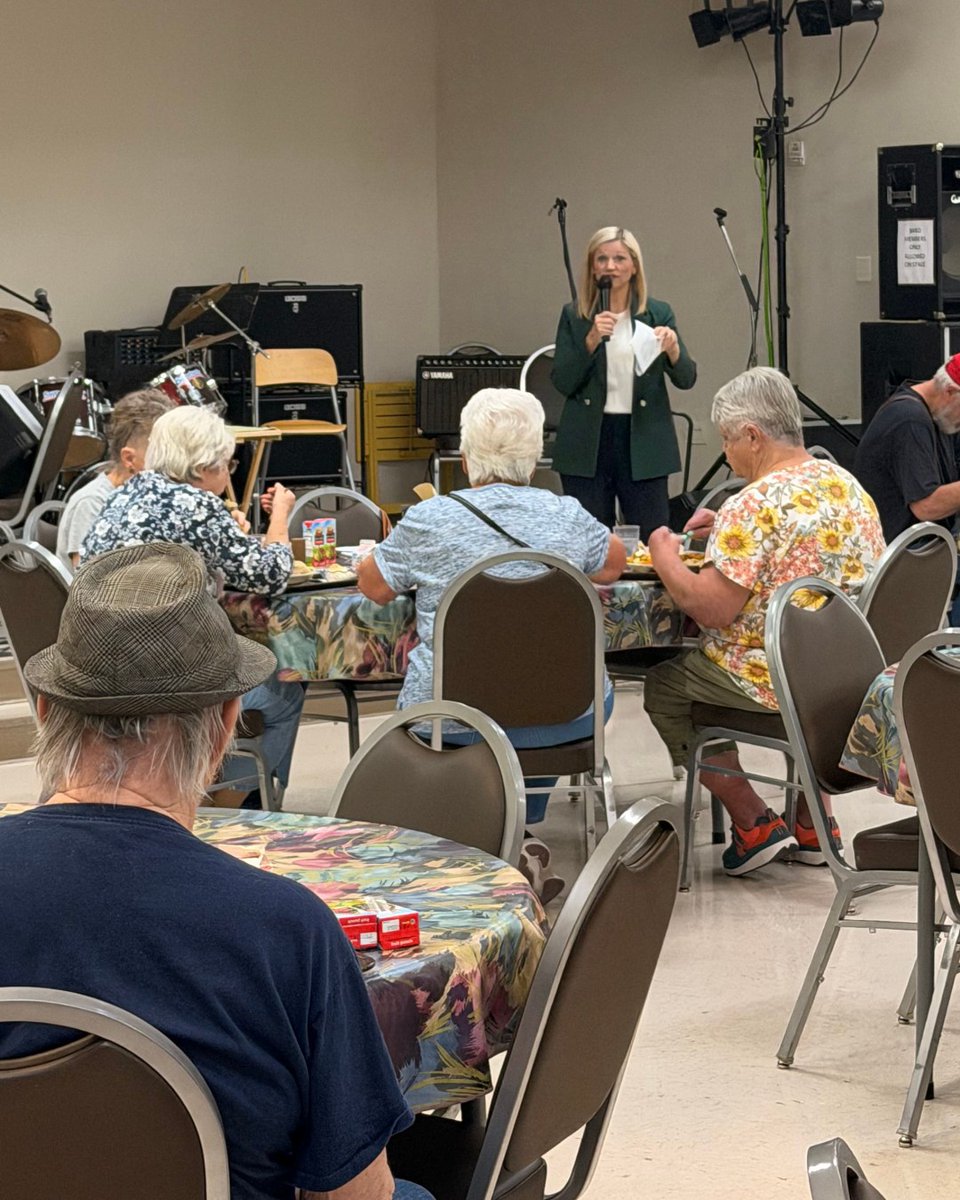 USAO_UT's tweet photo. @USAttyHolyoak visited Uintah and Daggett County folks today at Vernal and Manila senior centers regarding her Fraud Prevention Initiative for Older Americans. One senior shared he was contacted by a scammer impersonating his grandson & seeking funds to pay for an emergency.  Imposter scams are common and tricky!
⚠️TIP: Beware of Voice Cloning 
🔗FTC: https://t.co/vWpFzetGt5
🔗FBI: https://t.co/i6T0iNdmky
