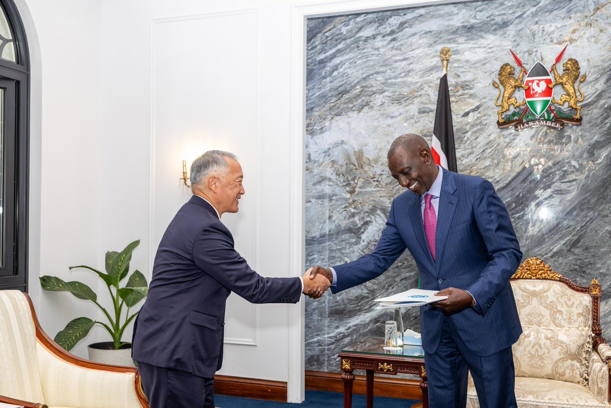 WilliamsRuto's tweet photo. Held talks with International Vaccine Institute (IVI) Director-General Jerome Kim at State House Nairobi. We have had a strong partnership with the IVI for over 20 years. This relationship has blossomed and recently culminated in the election of our country to the vice-presidency of the IVI Global Council and consequently to the Board of Trustees.

We are committed to continued collaboration in vaccine research and development, clinical trials, manufacturing partnerships, strengthening regulation, and staff development.

Additionally, IVI will be working closely with our academic and research institutions, including the Kenya Medical Research Institute, Kenya Biovax Institute, Pharmacy and Poisons Board.
