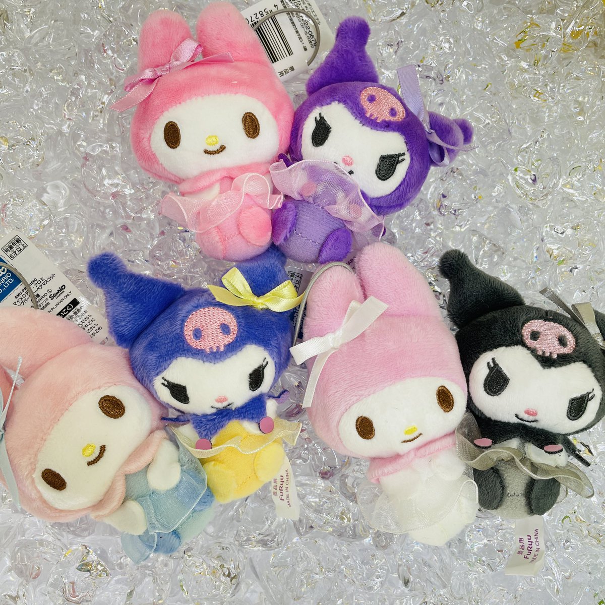 ✨入荷しました✨ ／ ﾏｲﾒﾛﾃﾞｨ・ｸﾛﾐ ｳｪﾃﾞｨﾝｸﾞﾊﾟｰﾃｨｰﾍﾟｱﾏｽｺｯﾄ 3種 ＼ ご