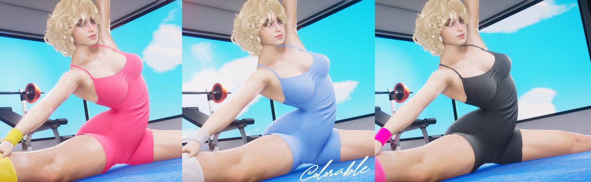 GETDOWNCRAZY8's tweet photo. [P] Fitness Outfit

Fitness outfit now available for all vip tiers!  Please check your 2026 May mega folder!

#GDC #HS2 #3DCG https://t.co/YNaeSU1nJd