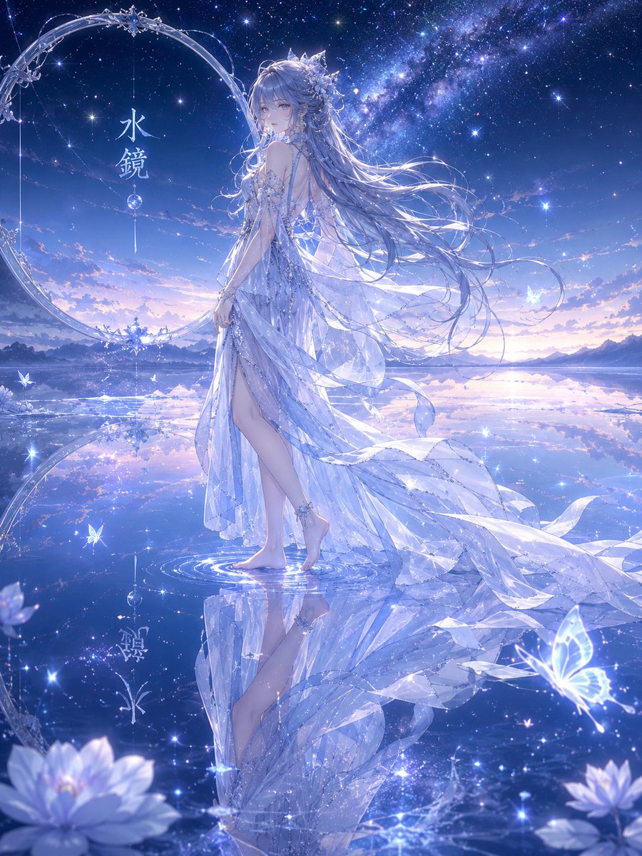 Water Mirror Fantasy Maiden