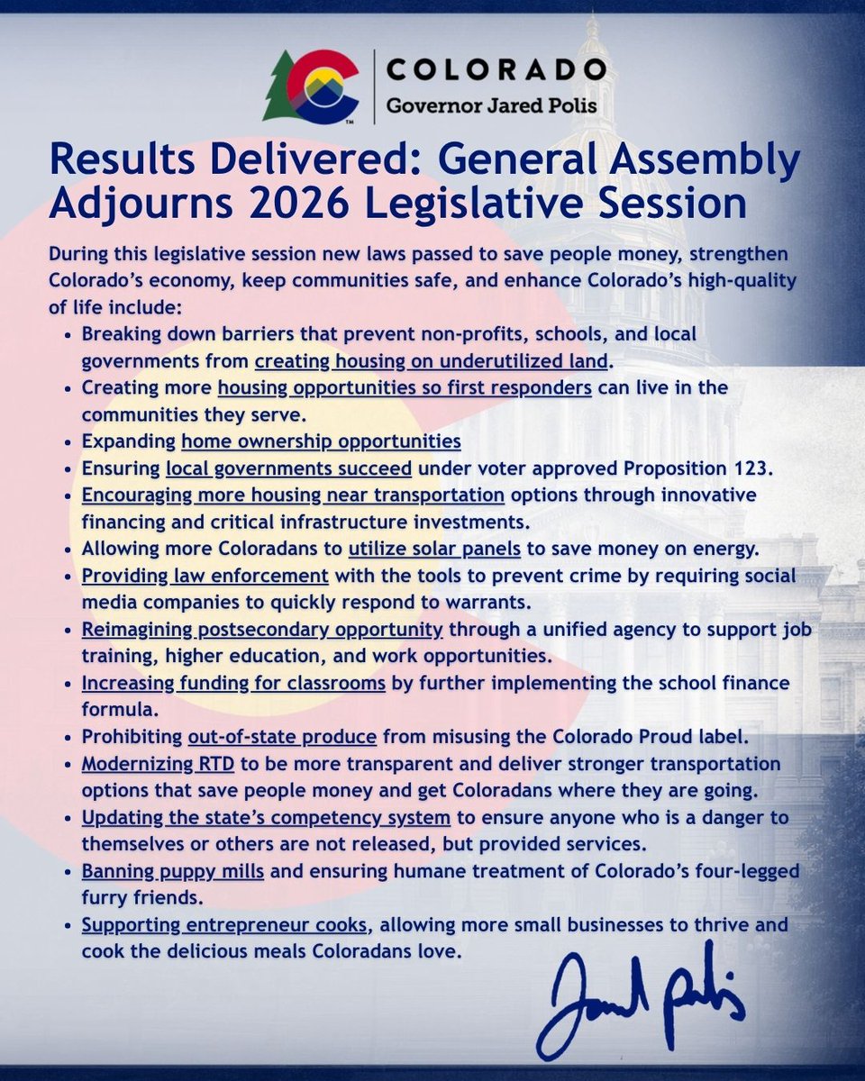 Governor Jared Polis tweet media