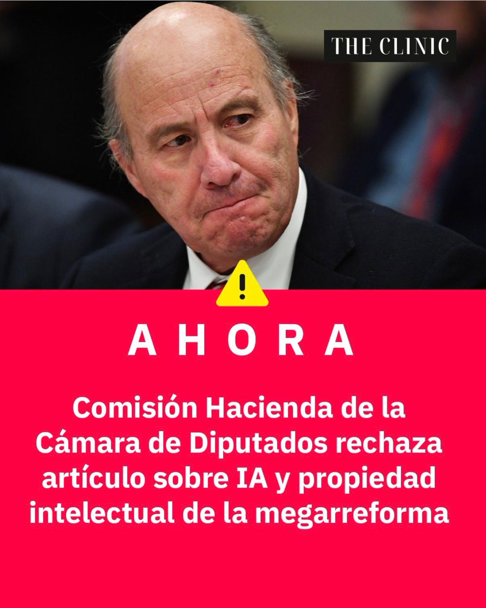 IgnacioAchurra's tweet photo. ¡Ganan los creadores chilenos!

El muy dañino Artículo 8 de la mega reforma que regalaba los derechos de autor de los creadores chilenos a las grandes corporaciones de inteligencia artificial ha sido rechazado en la Comisión de Hacienda. 

Con argumentos absolutamente falaces como señalar que vulnerando derechos Chile se convertiría en hub tecnológico intentaron meter de contrabando un artículo que dilapidaba el trabajo de cientos de miles de creadores. 

Felizmente se ha rechazado y esperamos que así se mantenga.