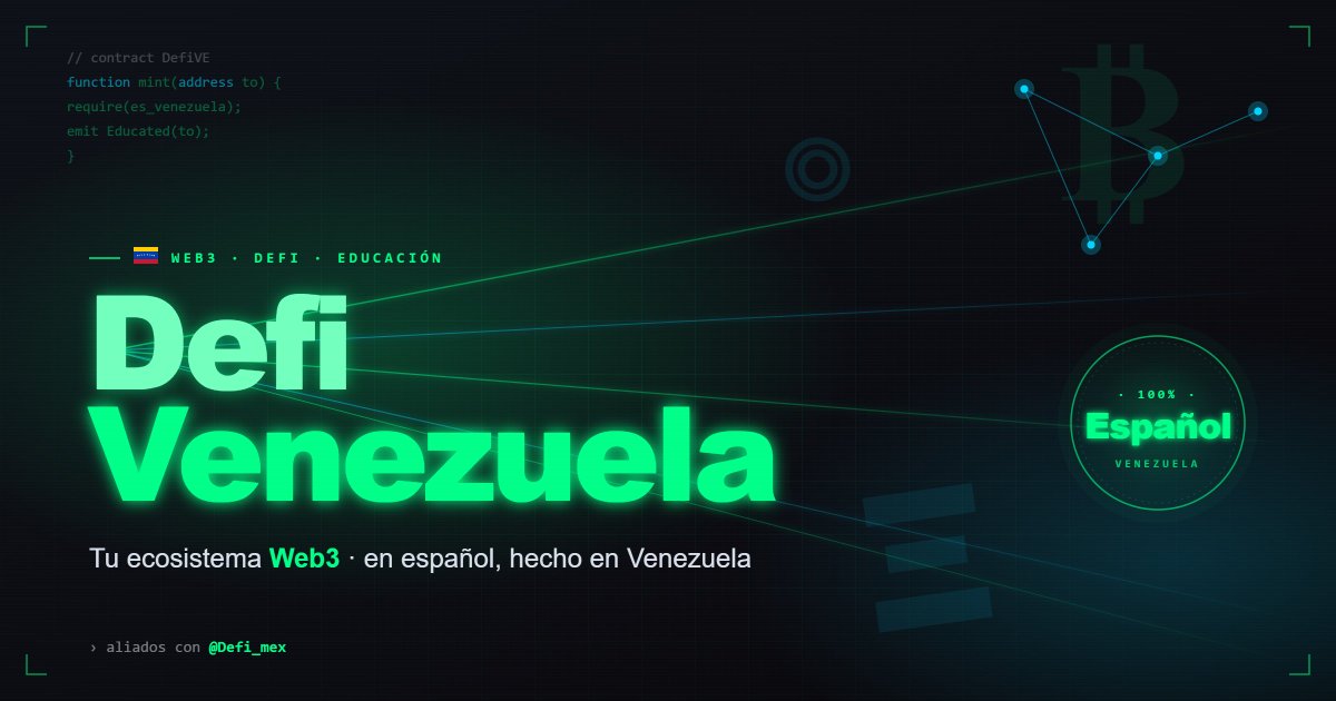 Defi Venezuela tweet media