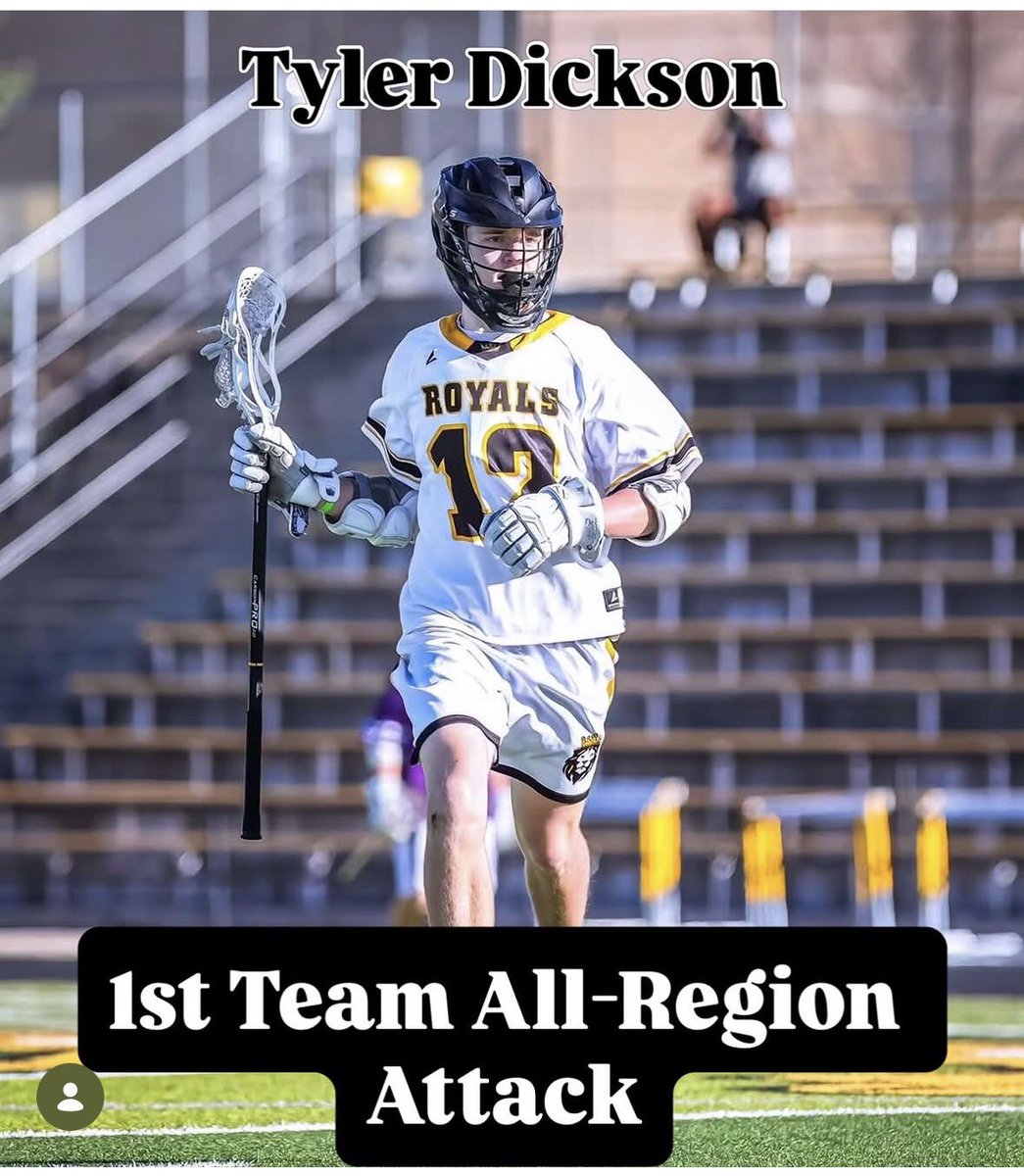 jdick67's tweet photo. Congratulations to Tyler for being voted 1st Team All-Region 5 at Attack. https://t.co/HFacaS7svw