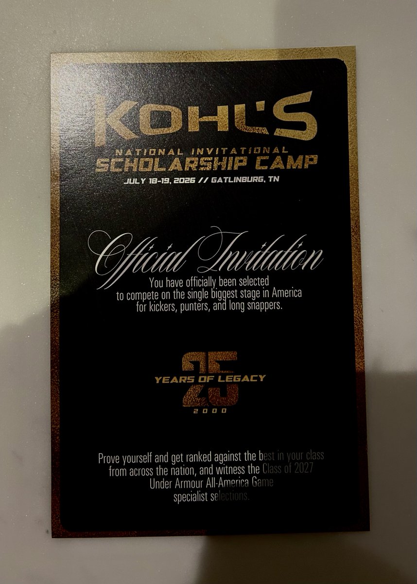 frels_will313's tweet photo. Thank you @KohlsKicking for the invite! Cannot wait to compete. https://t.co/y4clMRN6Wy