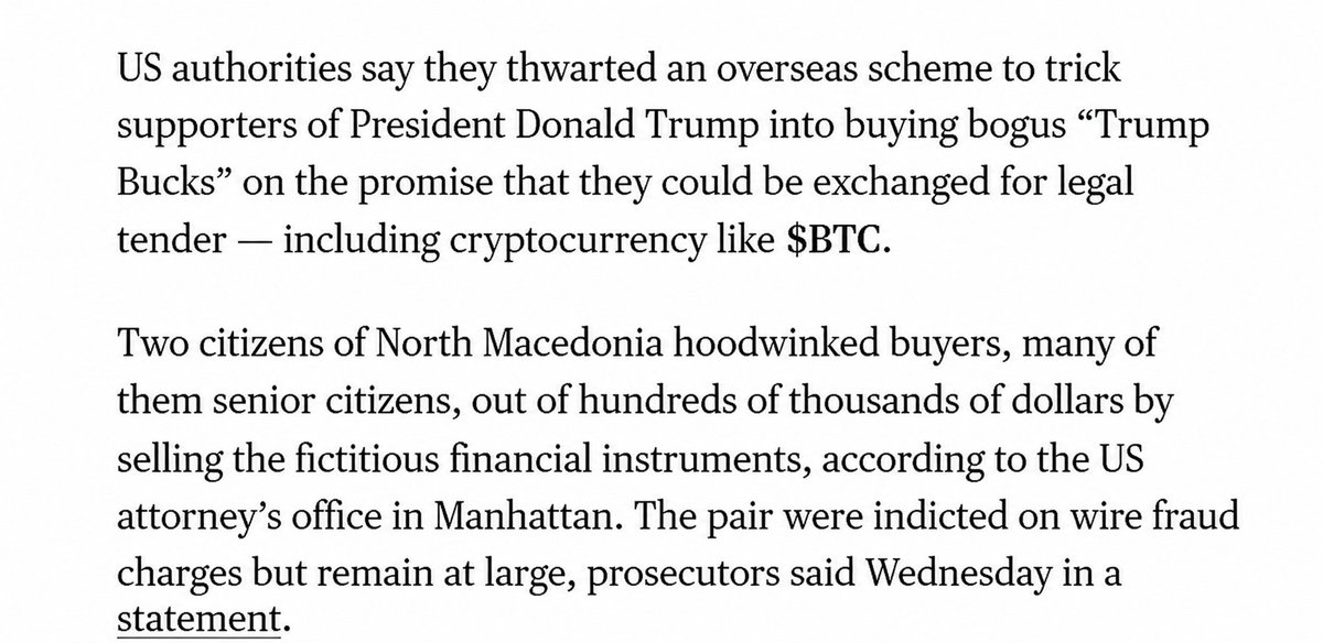 lequant6900's tweet photo. It literally says $BTC in the article

https://t.co/T4fv3p88ui https://t.co/fV25TeDKFS