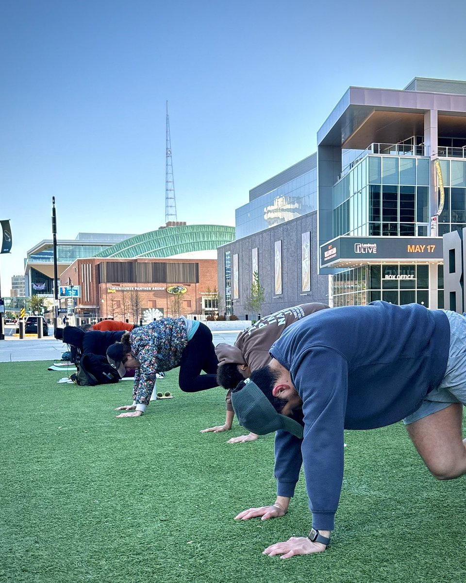 DeerDistrict's tweet photo. Fitness On The Plaza continues tomorrow, Thursday, May 14! 💪 Join us in Deer District for FREE workout fun with Brew Fitness! Class starts at 6PM - from beginner to workout fanatic, this program has options for everyone under the sun. 😊☀️

Details ➡️ https://t.co/s7Jte9hPwL https://t.co/1FLnnKMKRV