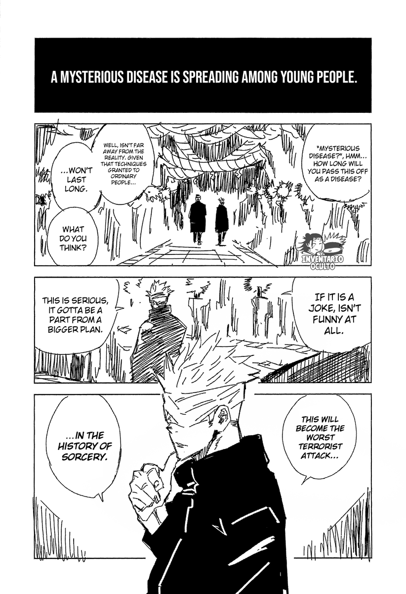 Inventario_JJKL's tweet photo. JUJUTSU KAISEN SOUSEN!!
Disponible el borrador original de JJK en nuestra Web, tanto en Español como en Inglés. 

Esperamos lo disfruten~ 
🔗 ESP https://t.co/WReoNEMkHz
🔗 ENG https://t.co/Po3RcU40gb

#JujutsuKaisen https://t.co/ODmg52vtVu