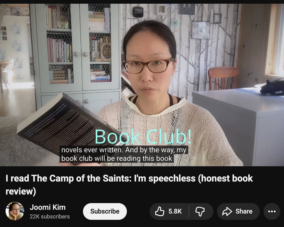 myth_pilot's tweet photo. The foidtubers are reading Camp of the Saints. They're reading Camp of the Saints from Vauban Books in their book clubs. It's leaving them "speechless." https://t.co/715lVZYUjo