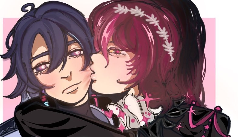 deargamblers's tweet photo. ashveil is RIGHT where he wants to be , i promise !!!!!! 

(hardlaunching my yumeship, hi :3)

🎨 by @angelbovve ♡

#ashluka #yumeship #yumetwt https://t.co/G0CBCrtWHd