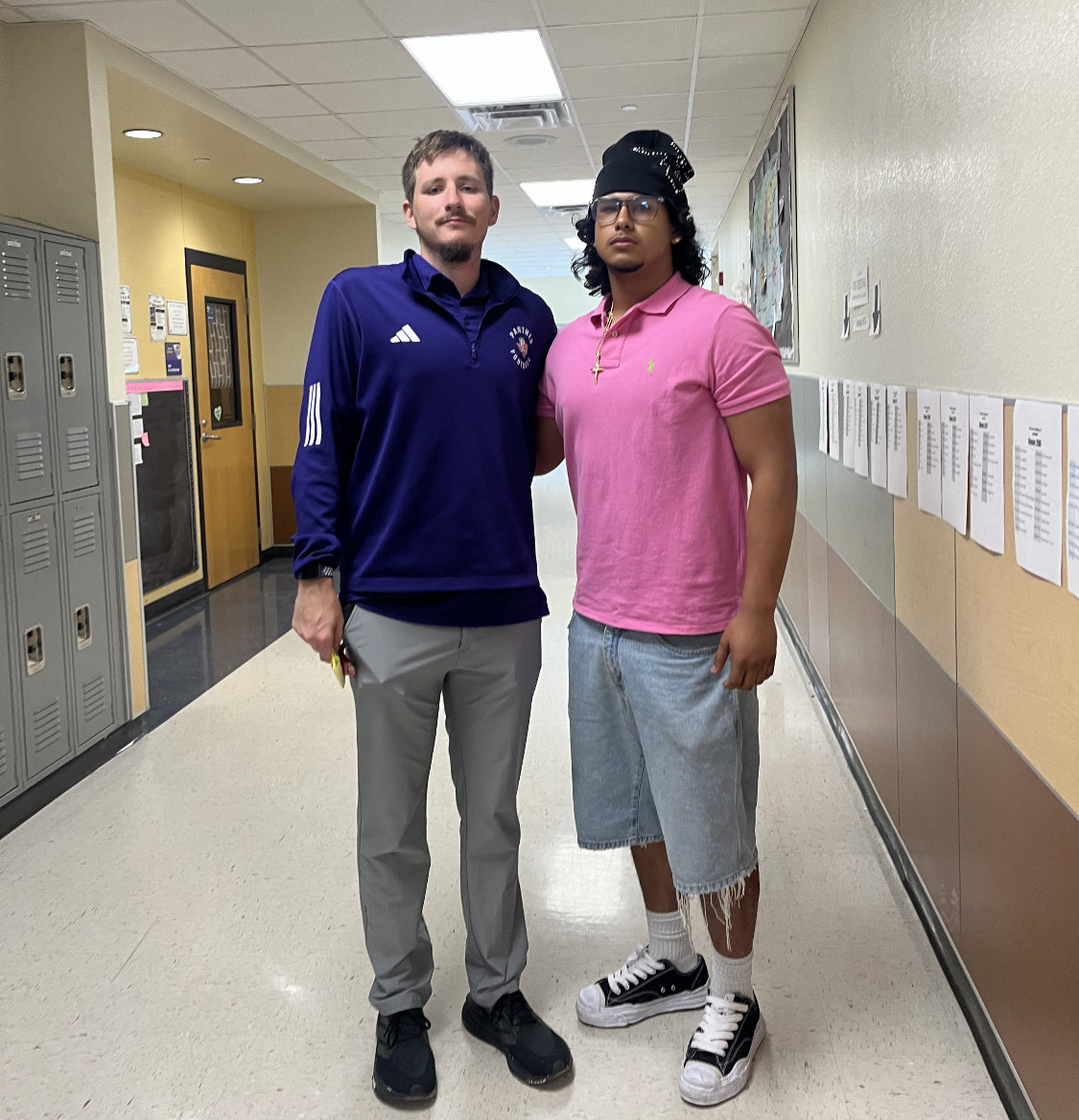 CameronBundage's tweet photo. Thank you @JacobSurdy and @pvamufb_ for stopping by San Marcos High School. I appreciate the conversation and you taking the time to come visit me. I am looking forward to getting on campus for camp this summer and attending some games this upcoming season! 

@RattlerUp @jwalshrattler @CoachJ_Allen @CoachJ_Gonzalez @coachcogdill @PrepRedzoneTX @SportPrepX @BallCoachHP @LoneStarPrepsTX