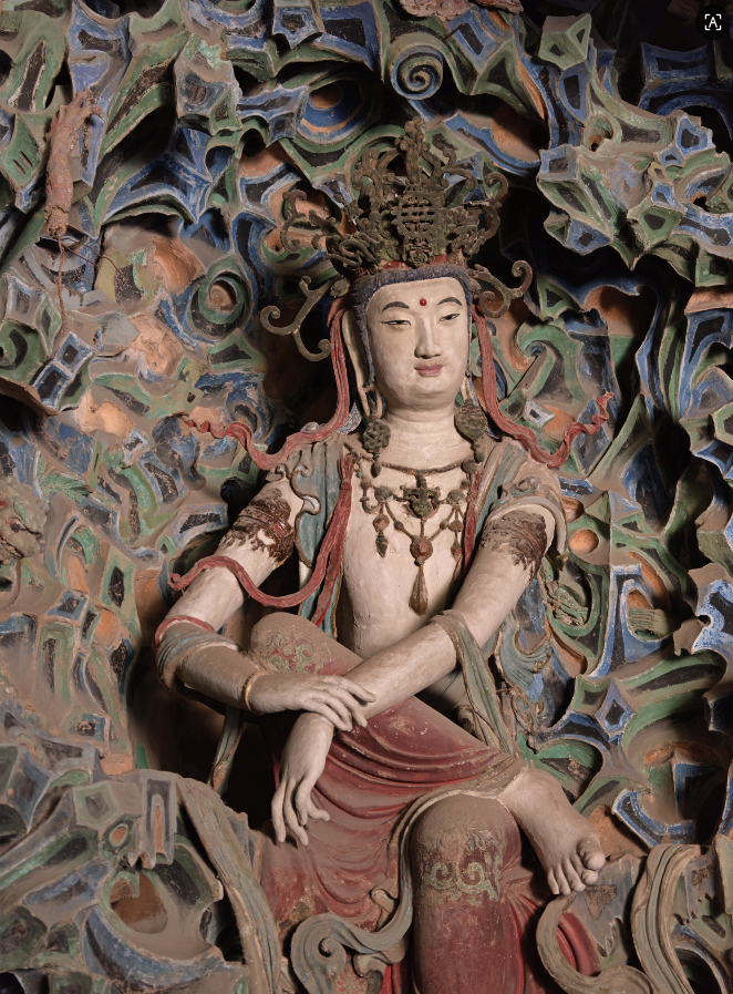 iHebei_GWNM's tweet photo. Sitting backwards, facing not the shrine but the world — that’s the “Reversed-Seated Guanyin” at Longxing Monastery, Zhengding.
She rests one knee, foot on lotus, gaze half-lowered, almost smiling. Not distant — present.
1,000 years old. Still meeting your eyes.##Hebeiculture https://t.co/2NF8LXakUf
