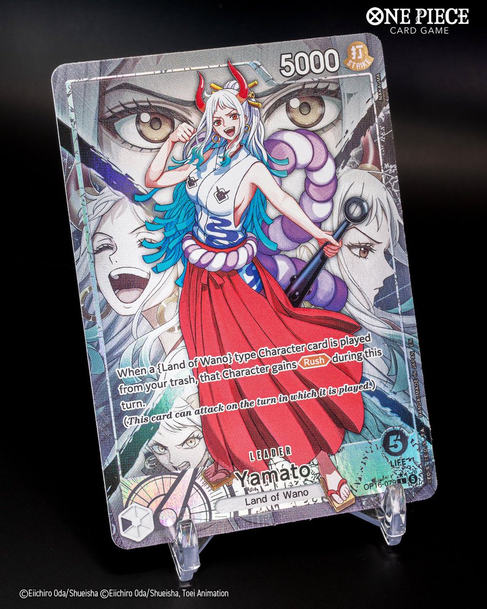 yamato画面！ Official in-person shots of the alt art Yamato Leader in the
