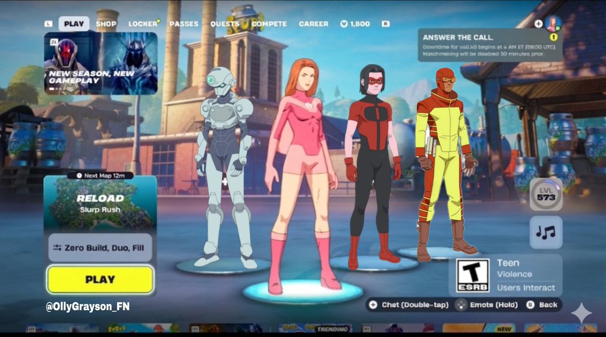 OllyGrayson's tweet photo. Please make this a reality for FORTNITE X INVINCIBLE WAVE 3!🙏 @RyanOttley @RobertKirkman @InvincibleHQ @skyboundgames @Skybound @Fortnite @EpicGames @EpicTofuChris @TimSweeneyEpic https://t.co/BNaBLe3uCC
