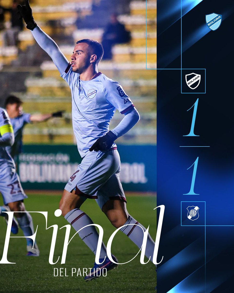 Bolivar_Oficial's tweet photo. ⏱️ Final del partido

#UnidosSomosMásGrandes #BolívarxSiempre https://t.co/078Yumhhbv