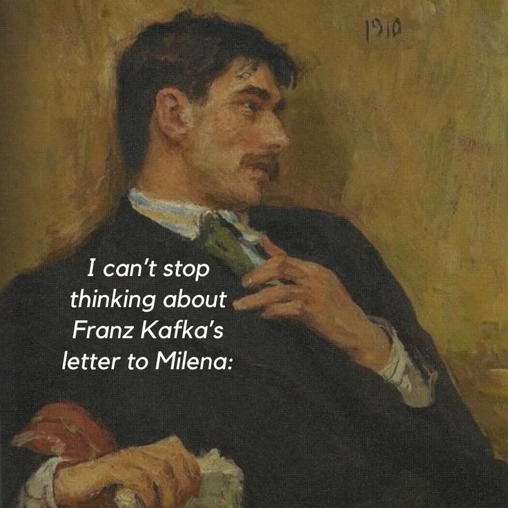 veloriahq's tweet photo. I can't stop thinking about Franz Kafka's letter to Milena:

— Thread 🧵 https://t.co/230BckyQsv