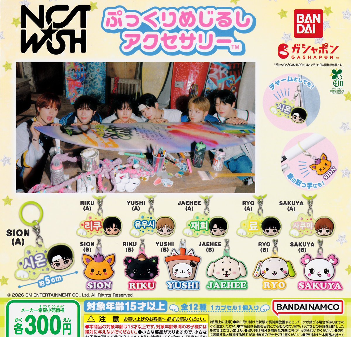 🌈本日の新作情報✨ ⭐️水森亜土 めじるしアクセサリー ⭐️NCT WISH