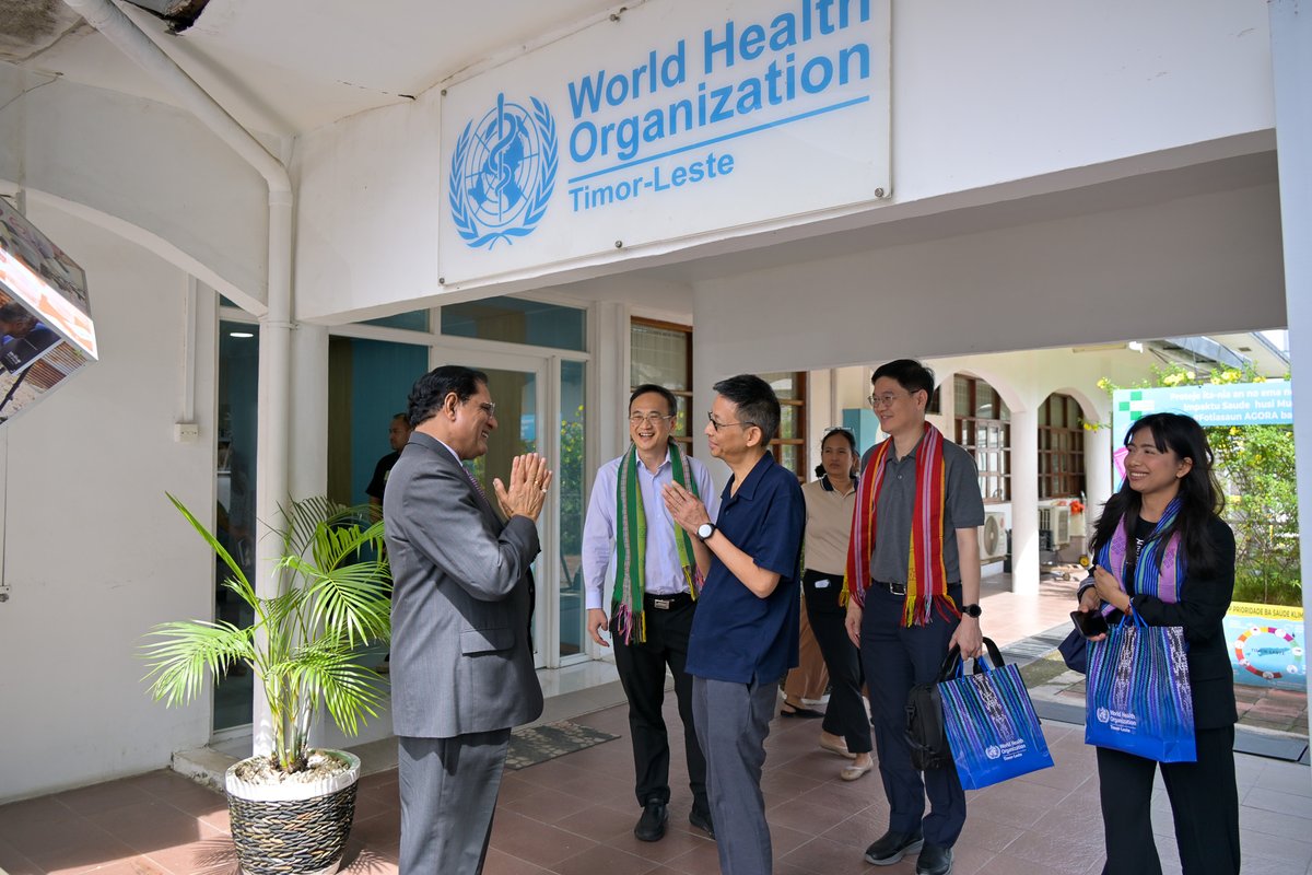 WHO Timor-Leste tweet media
